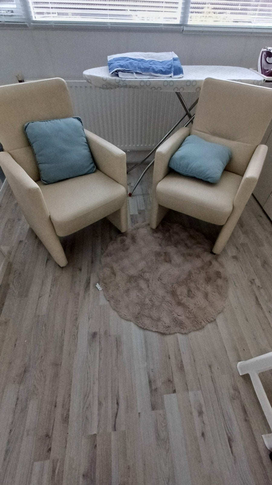 Twee comfortabele fauteuils - Beige, Ophalen, Gebruikt, Twee, Overige kleuren