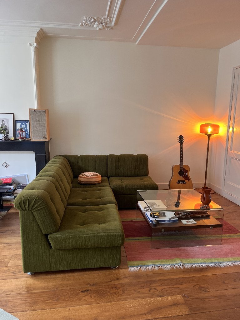 Vintage/Retro 70's Designer Modular Sofa/Couch/Bank, Ophalen, Zo goed als nieuw, 75 tot 100 cm