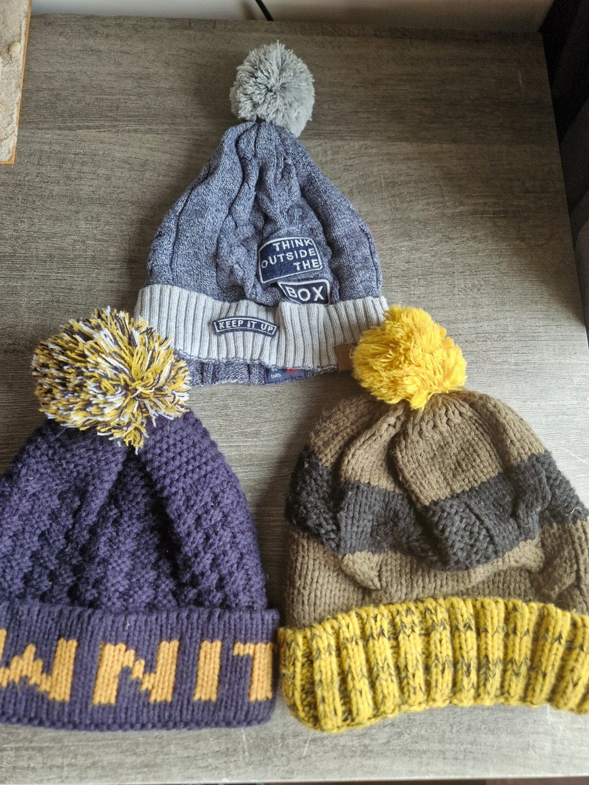 3 mutsen maat 110, Kinderen en Baby's, Kinderkleding | Mutsen, Sjaals en Handschoenen, 110 t/m 116, Jongen of Meisje, Ophalen of Verzenden