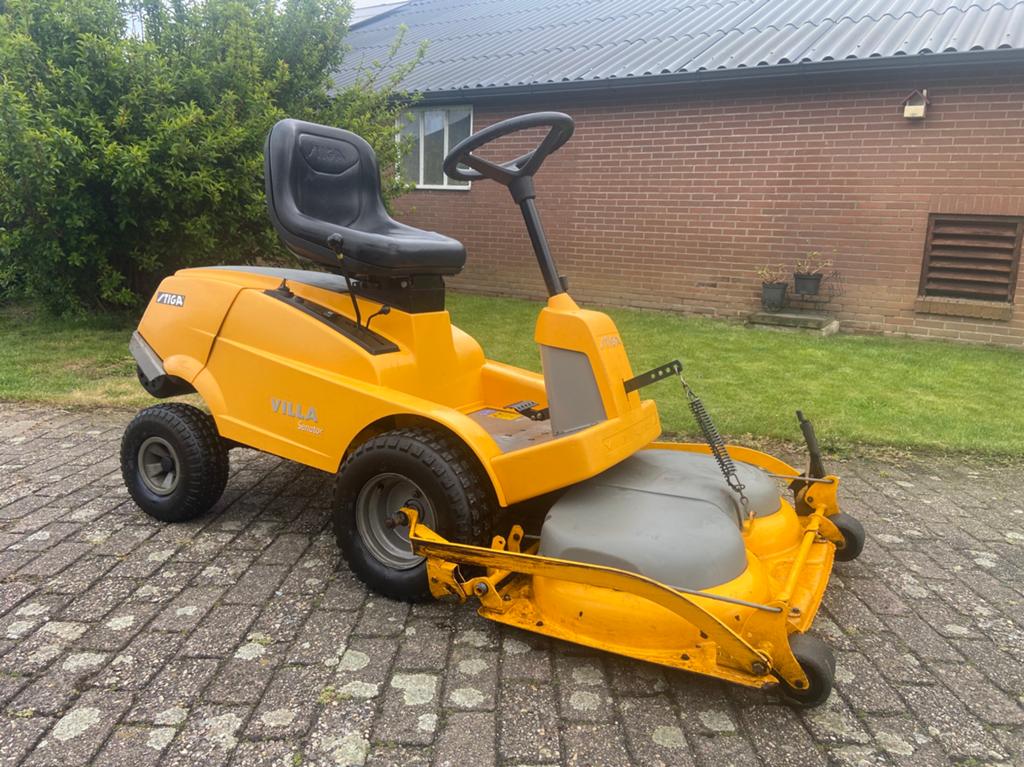 Stiga Villa Senator zitmaaier, Tuin en Terras, Zitmaaiers, Gebruikt, Minder dan 90 cm, Elektrische starter, Mulchfunctie, Versnellingen