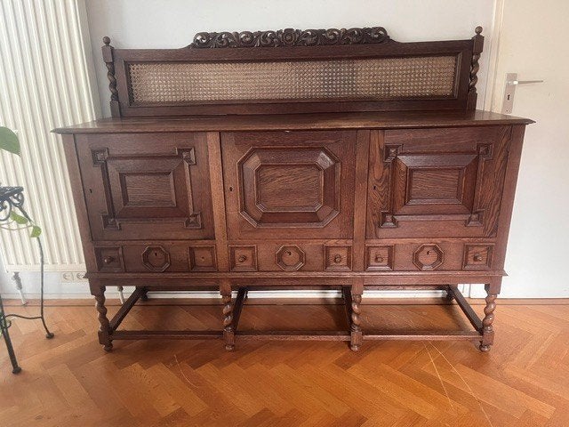 BUFFETKAST EIKEN KLASSIEK, Ophalen, Gebruikt, Antiek/ klassiek, 100 tot 150 cm