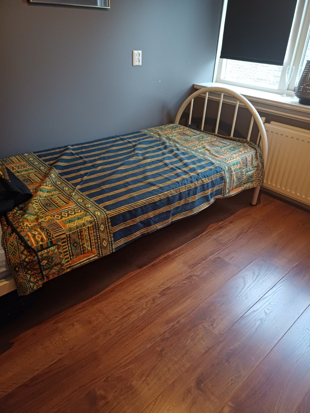 eenpersoons leuk tienerbed met dekbed, 90 cm, Eenpersoons, Wit, Ophalen of Verzenden