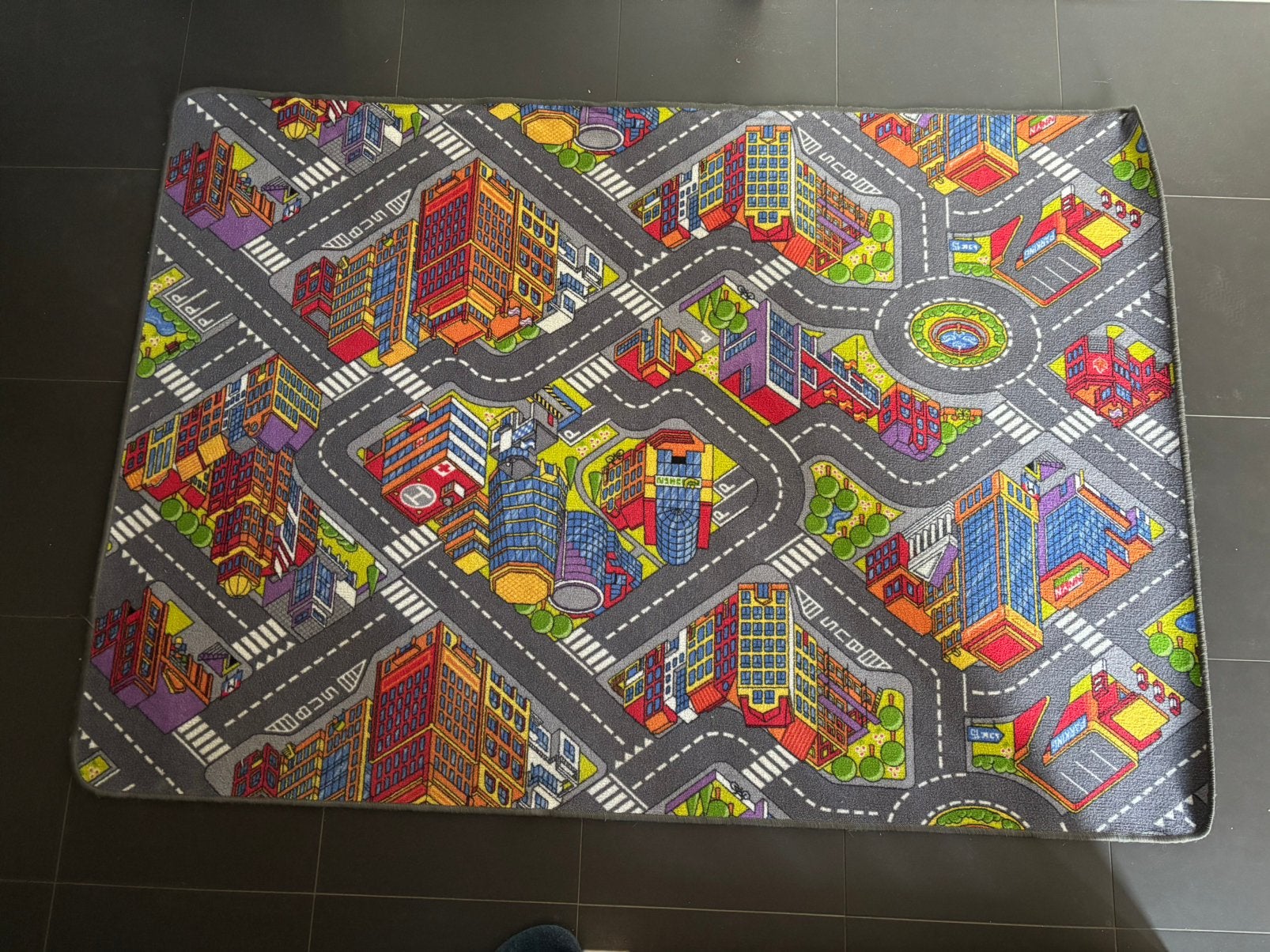 Prachtig groot speelkleed voor urenlang plezier (140 x 200), Ophalen, Zo goed als nieuw