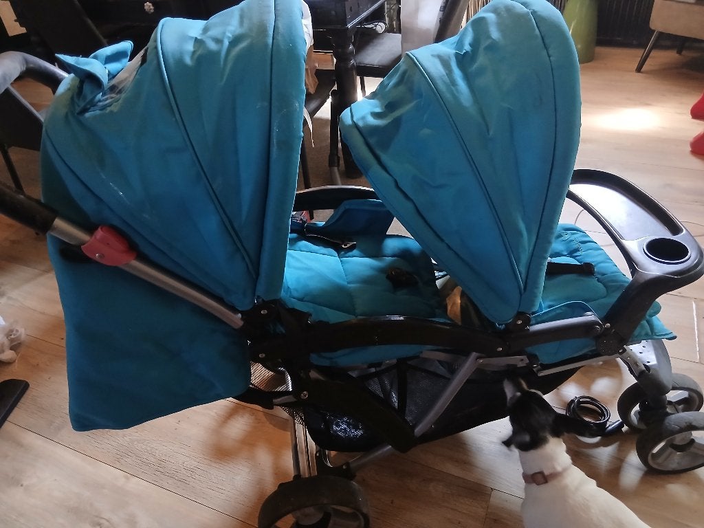 Dubbele wandelwagen, Ophalen, Gebruikt, Kinderwagen of Buggy