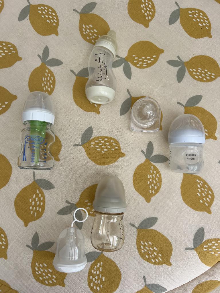 Diverse babyFlesjes Dr brown (glas) we too avent difrax, Ophalen of Verzenden, Nieuw, Overige typen