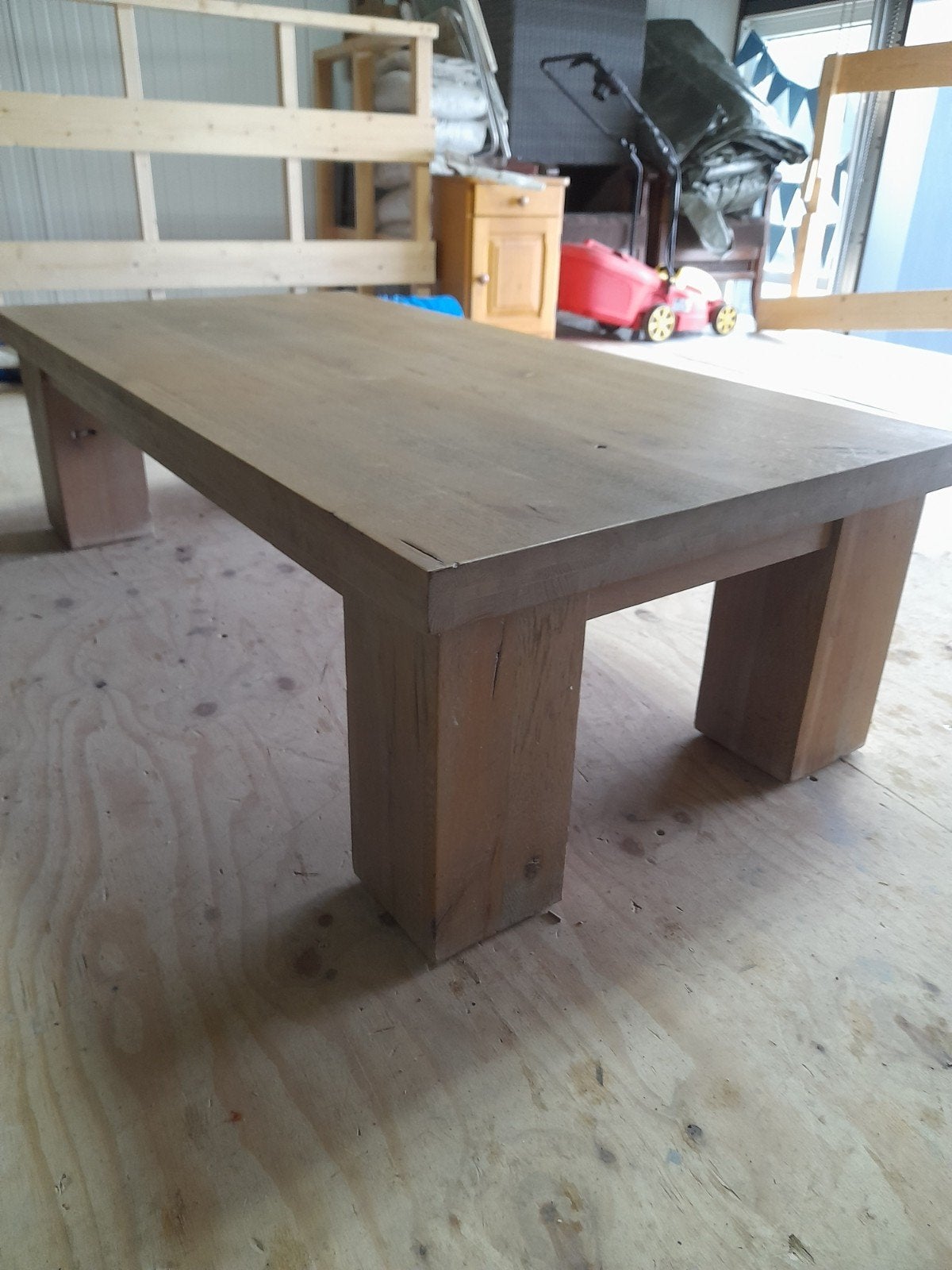 eiken salontafel - robuust en stijlvol, Huis en Inrichting, Ophalen of Verzenden