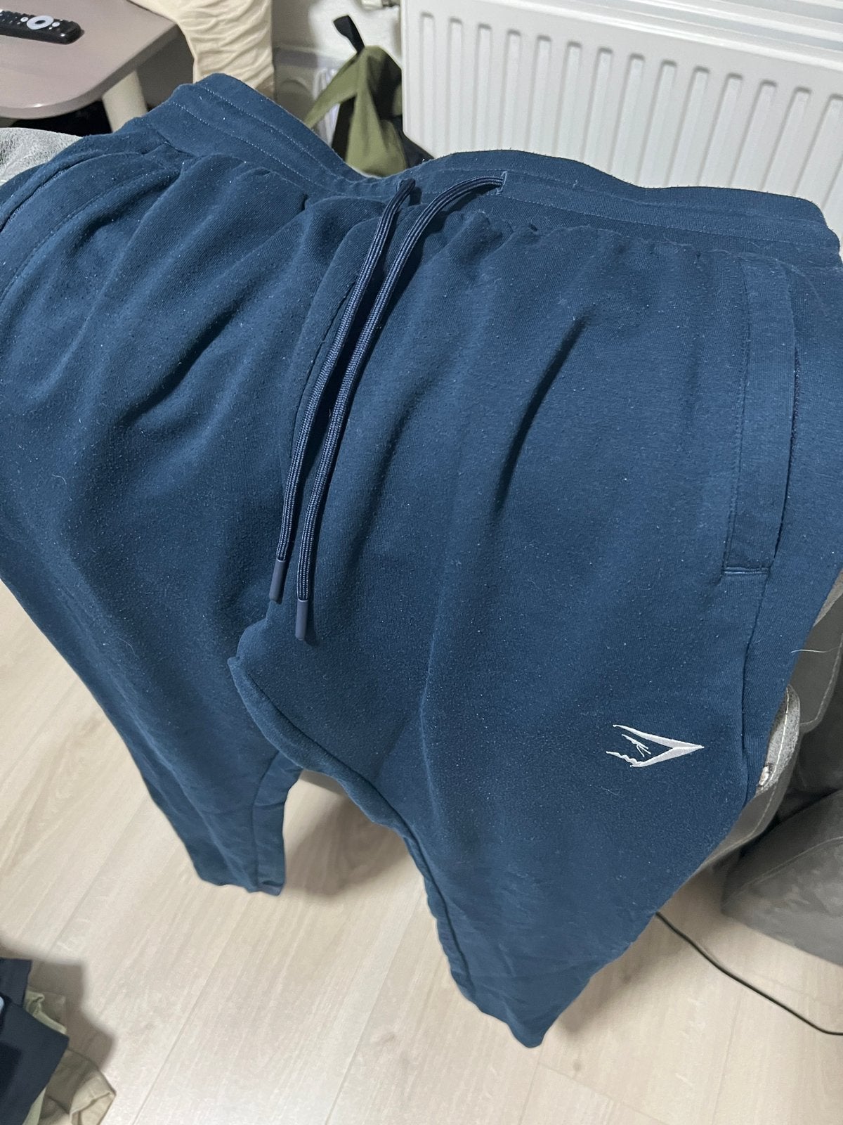 Gymshark | Trainingsbroek | Maat S, Ophalen, Fitness, Blauw, Gedragen
