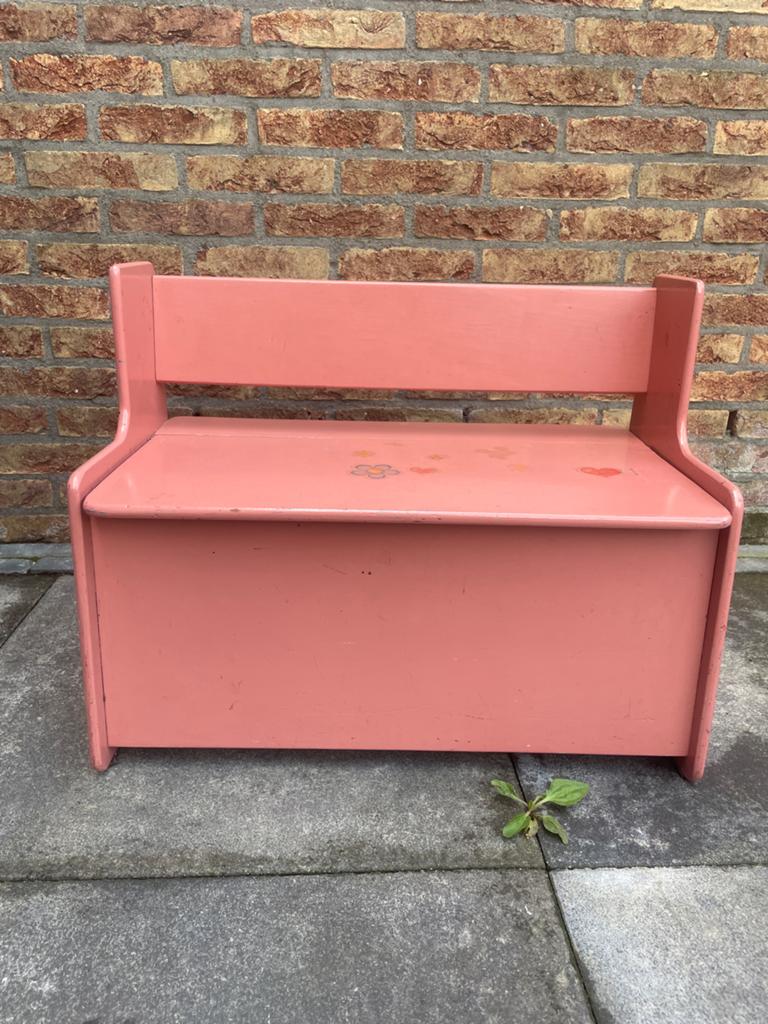 Kinderbankje met opbergvak, Kinderen en Baby's, Kinderkamer | Tafels en Stoelen, Ophalen of Verzenden, Stoel(en)