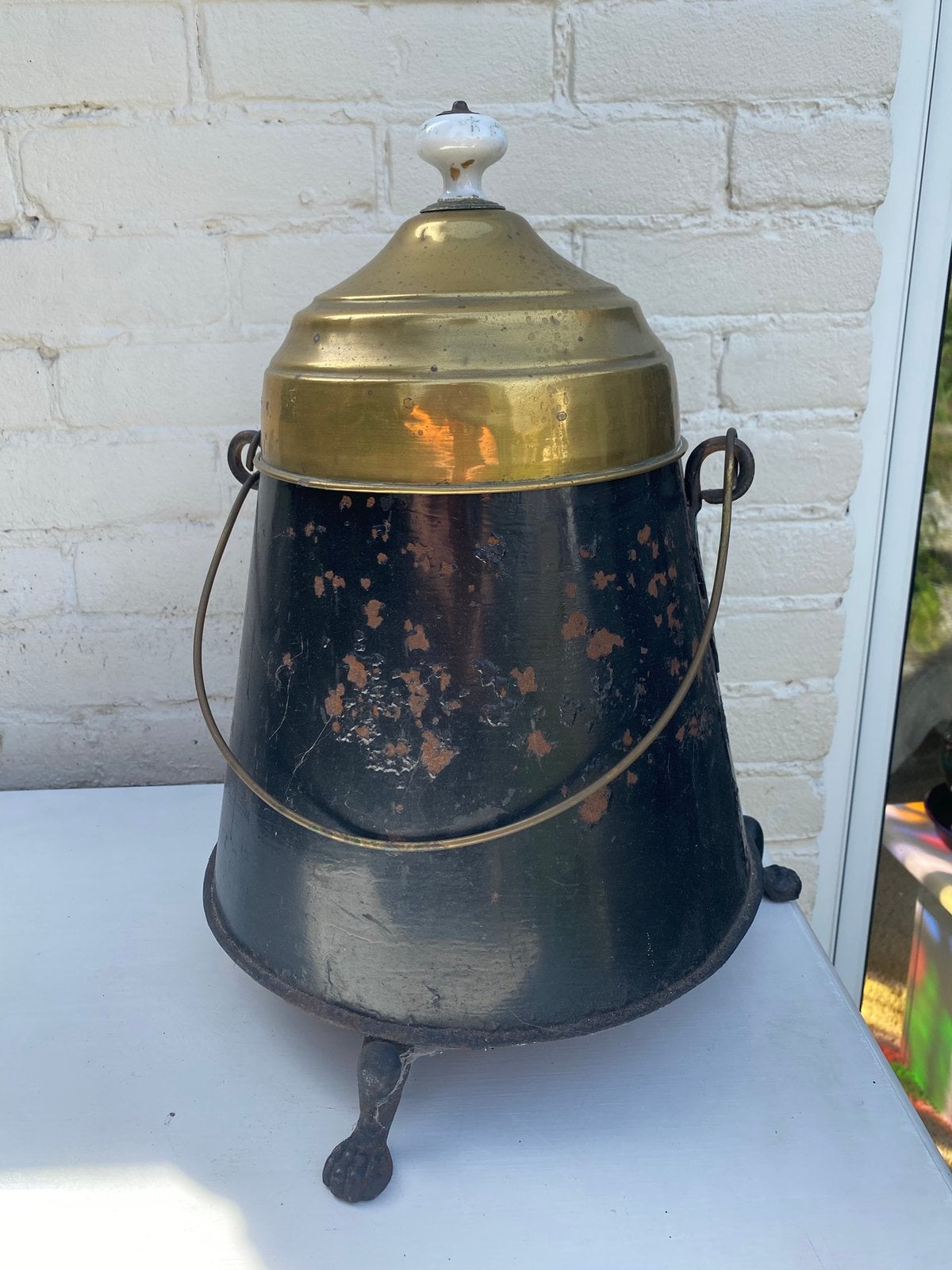 Antieke doofpot, Ophalen of Verzenden