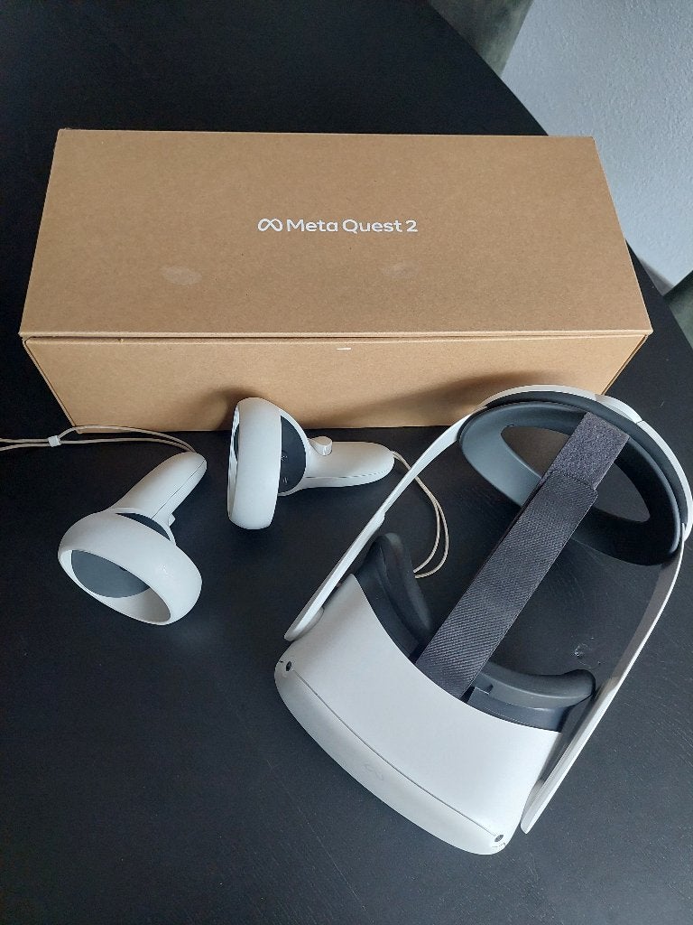 Meta Quest 2 VR bril 128 GB, Spelcomputers en Games, Virtual Reality, Ophalen of Verzenden, Zo goed als nieuw, VR-bril, Overige platformen