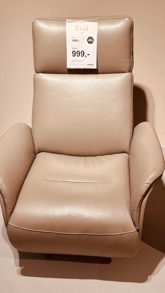 Montel Realaxfauteuil Dema 3 Motoren - NIEUW!, Huis en Inrichting, Fauteuils, Ophalen, Nieuw, 50 tot 75 cm, Modern - Landelijk