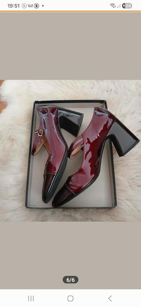 Mary Jane schoenen, maat 40, Ophalen of Verzenden, Gedragen, Rood, Schoenen met hoge hakken