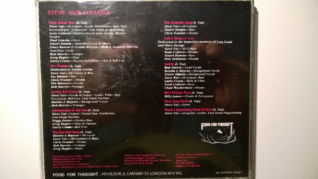 Steve Vai - Flex-Able, Cd's en Dvd's, Ophalen of Verzenden, Zo goed als nieuw, Album