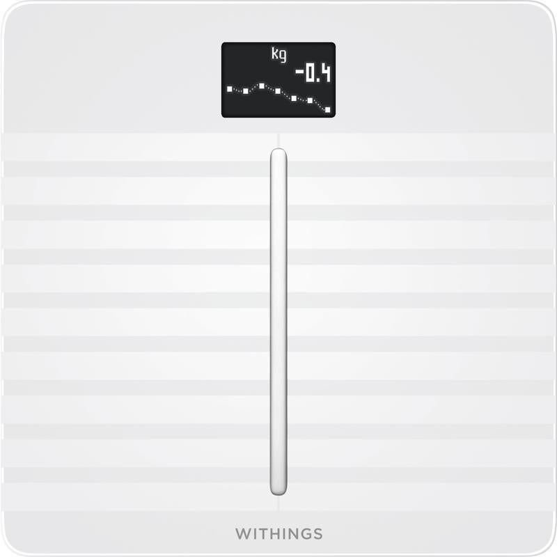 Withings Body Cardio slimme weegschaal - Wit, Ophalen, 1 tot 500 gram, 100 kg of meer, Personenweegschaal