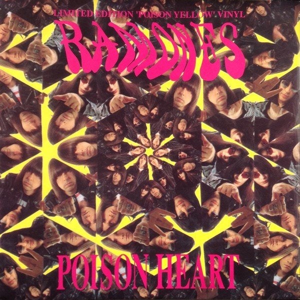 ramones / poison heart - punk - ZELDZAAM - geel vinyl, Cd's en Dvd's, Vinyl | Rock, LP, Gebruikt, Verzenden, Colored vinyl