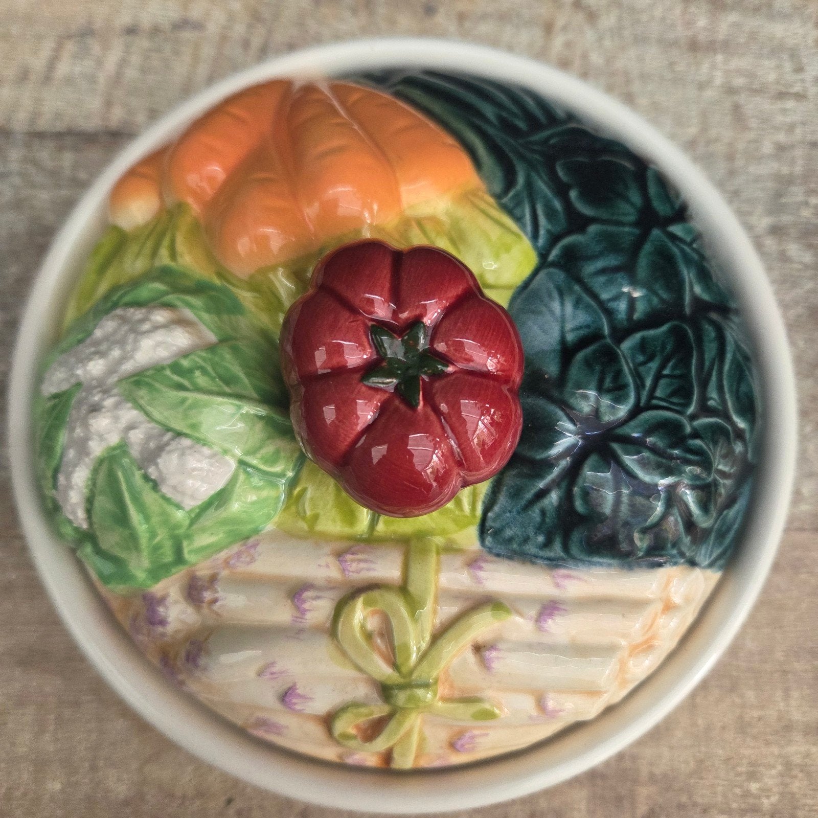 Michel Caugant aardewerk terrine groente, Ophalen of Verzenden