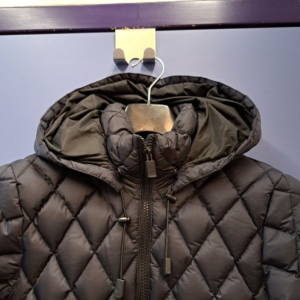 Aspesi donker blauw gewatteerd jacket winterjas XS nr 47083, Aspesi, Aspesi, Blauw, .