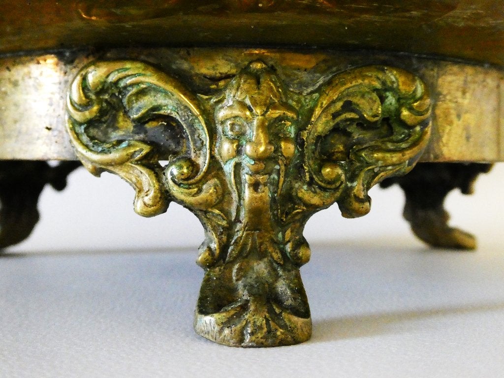 Dinant jardiniere bloempot griffioenen mythologische figuren, Ophalen of Verzenden