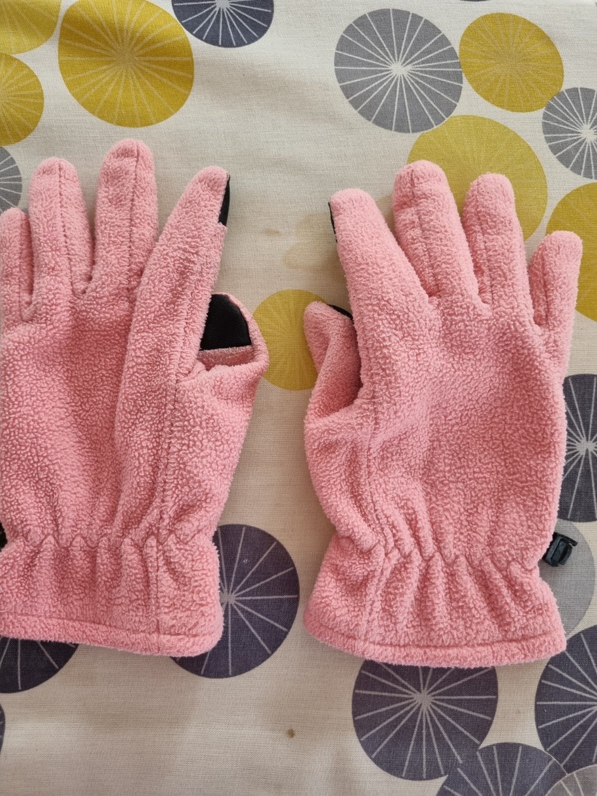 licht roze handschoenen maat 122/128, Gebruikt, Meisje, Ophalen of Verzenden, Hema