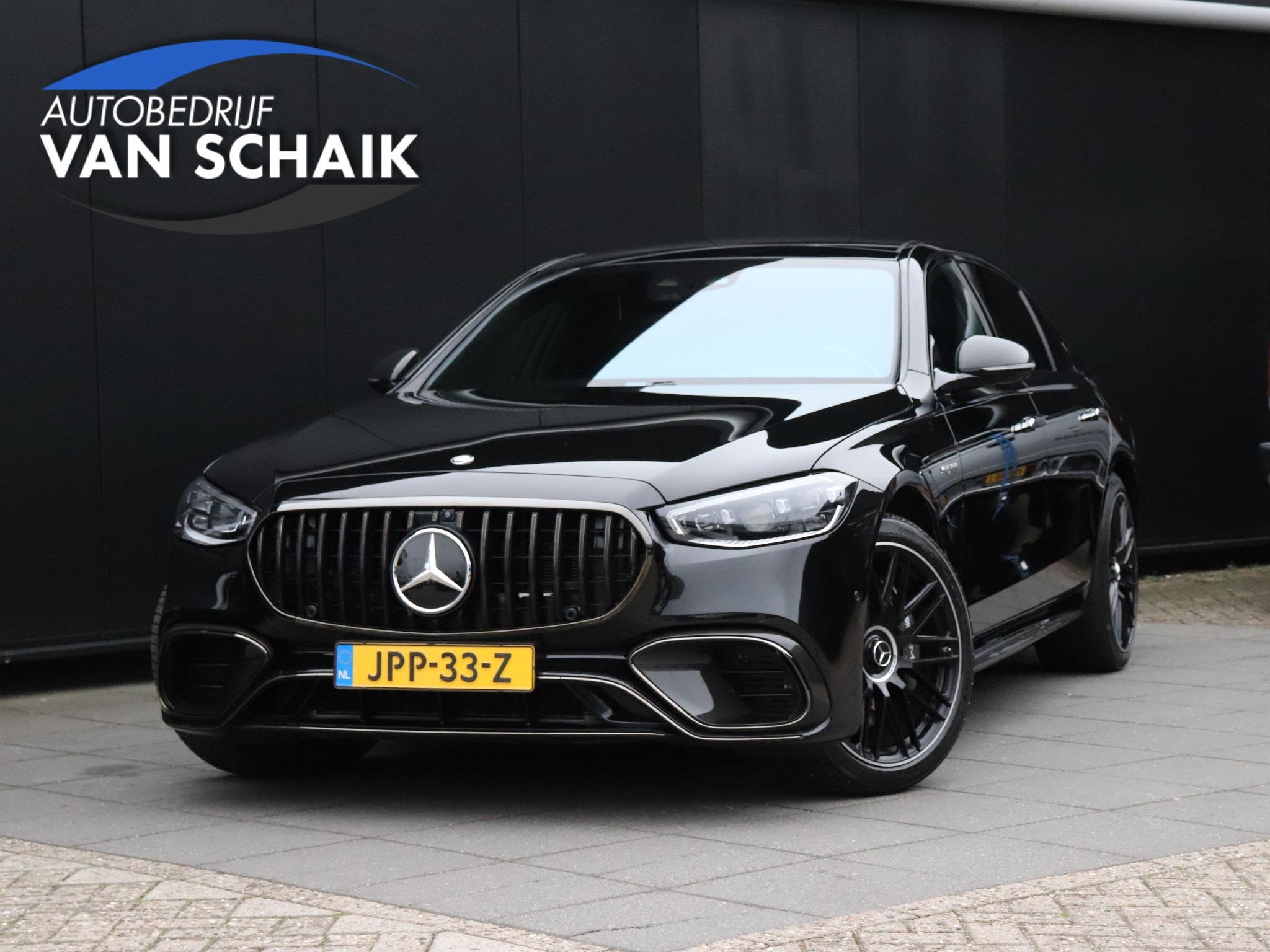 Mercedes-Benz S-klasse AMG 63 S E Performance | BURMESTER |, Auto's, Stof, Gebruikt, Zwart, Plug-in hybride