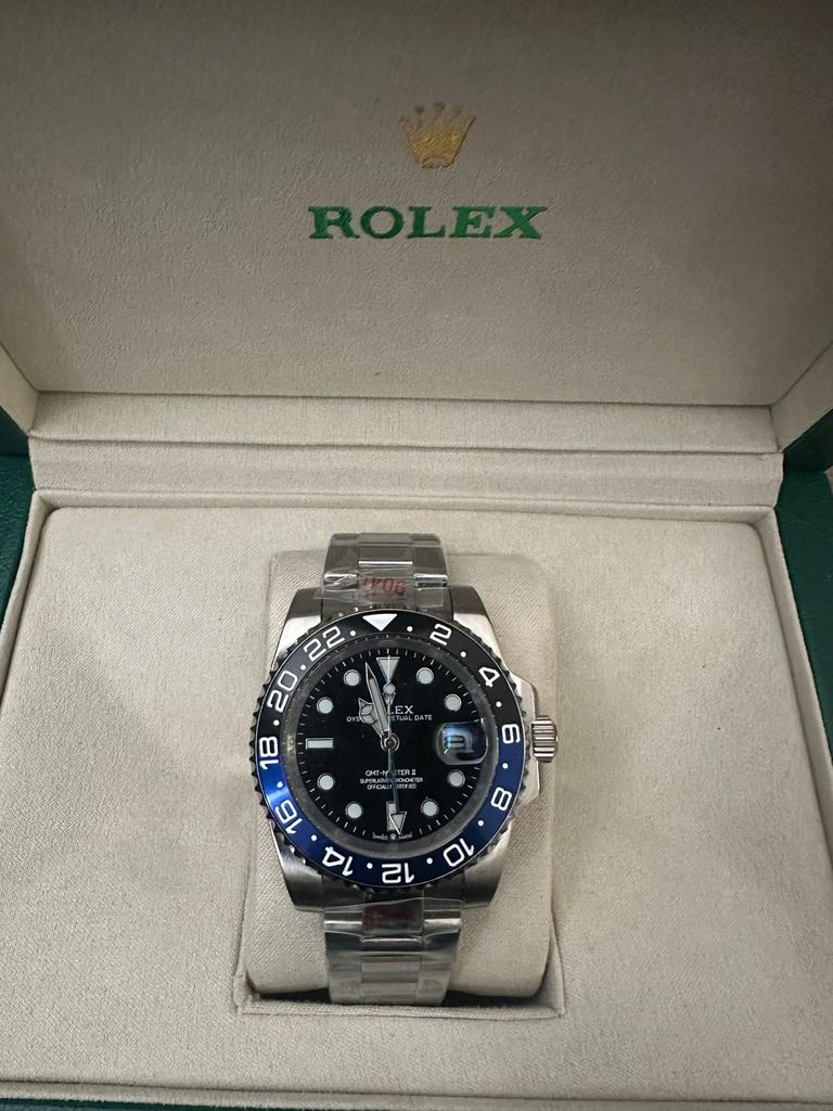 Rolex GMT-Master 2 (Batman), Sieraden, Tassen en Uiterlijk, Horloges | Heren, Ophalen of Verzenden, Zo goed als nieuw, Staal, Rolex