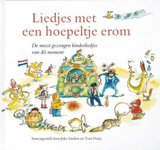 Liedjes met een hoepeltje erom (hardcover), Ophalen of Verzenden, Zo goed als nieuw, Jongen of Meisje, Fictie algemeen