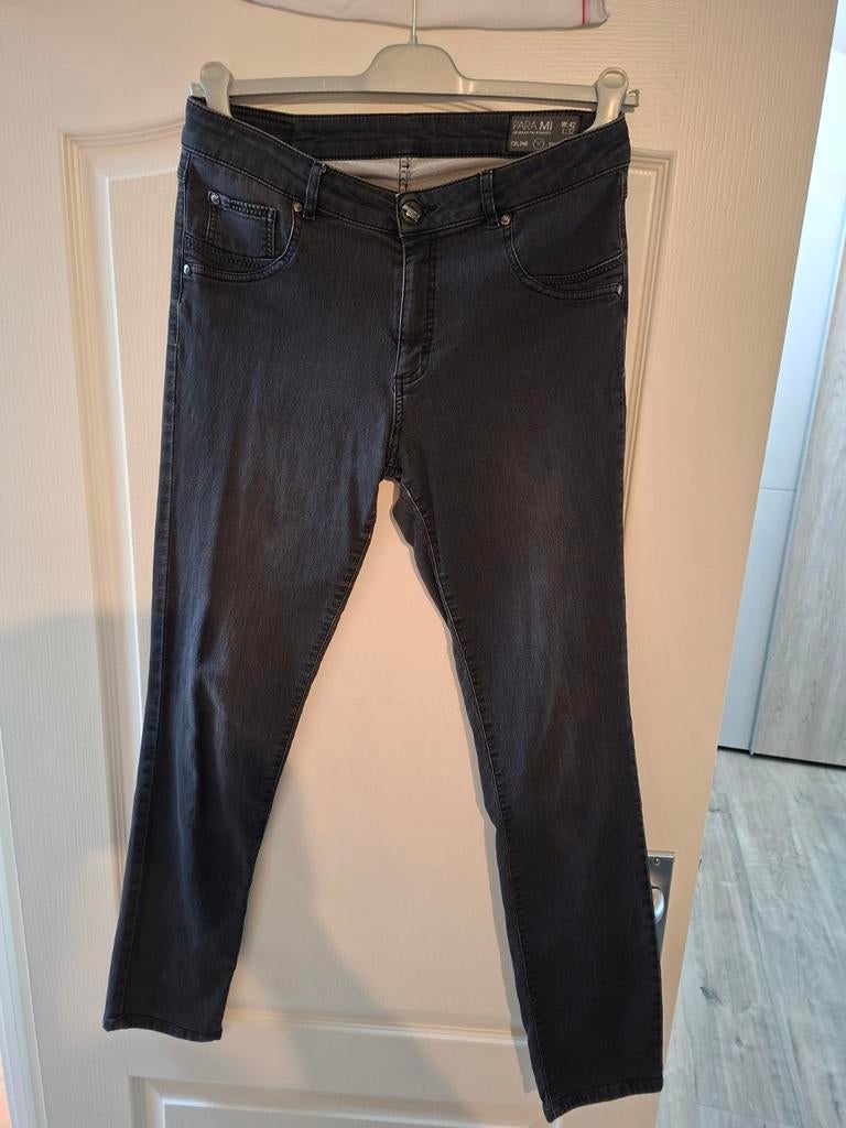 Para Mi Celine Skinny Fit Jeans W42 L32 donker Grijs, Overige jeansmaten, Ophalen of Verzenden, Zo goed als nieuw, Grijs