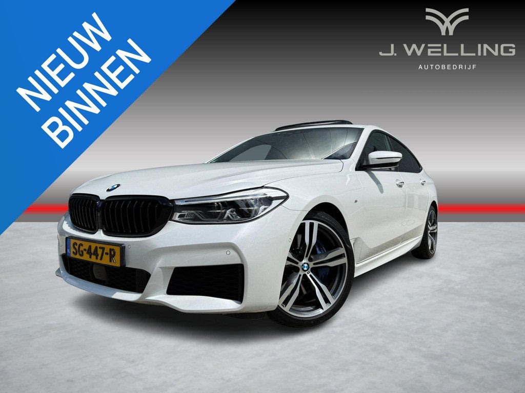 BMW 6-serie Gran Turismo 630i M-sport 2x tv massage pano sof, Auto's, Automaat, 1998 cc, 4 cilinders, 258 pk