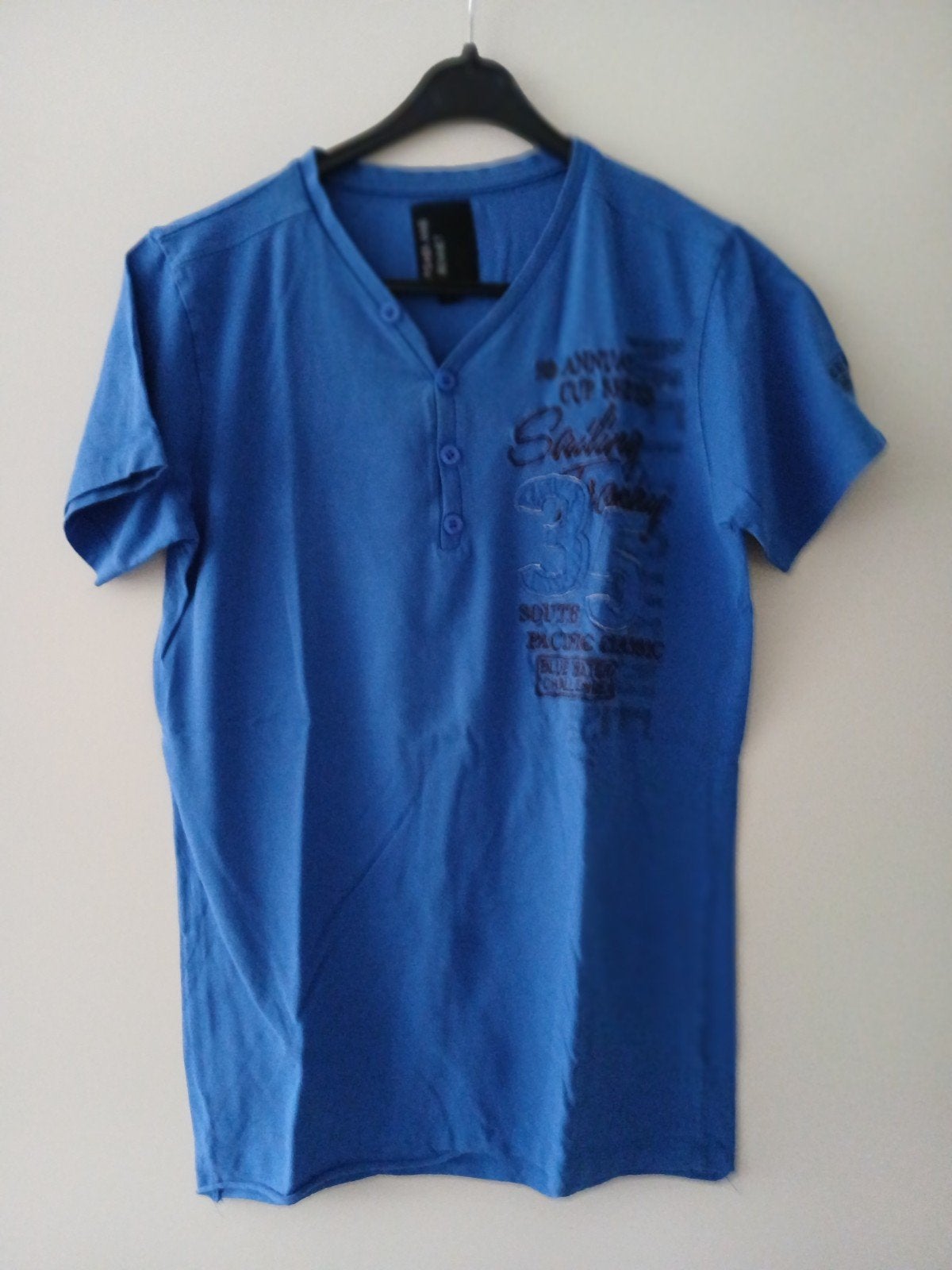 Fischer and Bennet blauw T-shirt maat S, Ophalen of Verzenden
