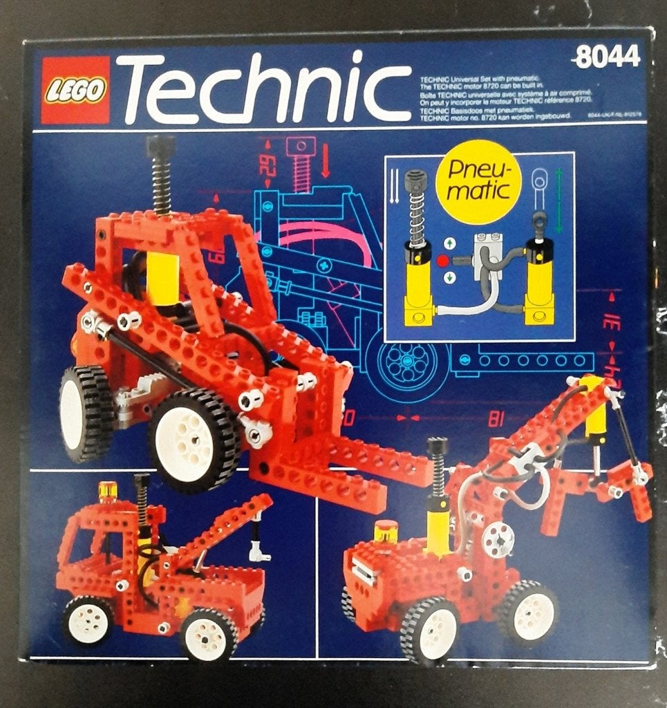 legoLego Technic 8044 Pneumatic set, Inclusief instructies, Lego, Ophalen of Verzenden, Zo goed als nieuw