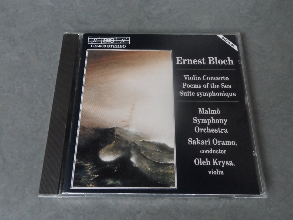 Bloch, Oleh Krysa, Sakari Oramo / Violin Concerto, etc. CD, Verzenden, Modernisme tot heden, Gebruikt, Overige typen