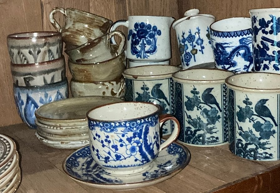 Vintage Aardewerk Servies - Diverse Stukken, Antiek en Kunst, Ophalen of Verzenden