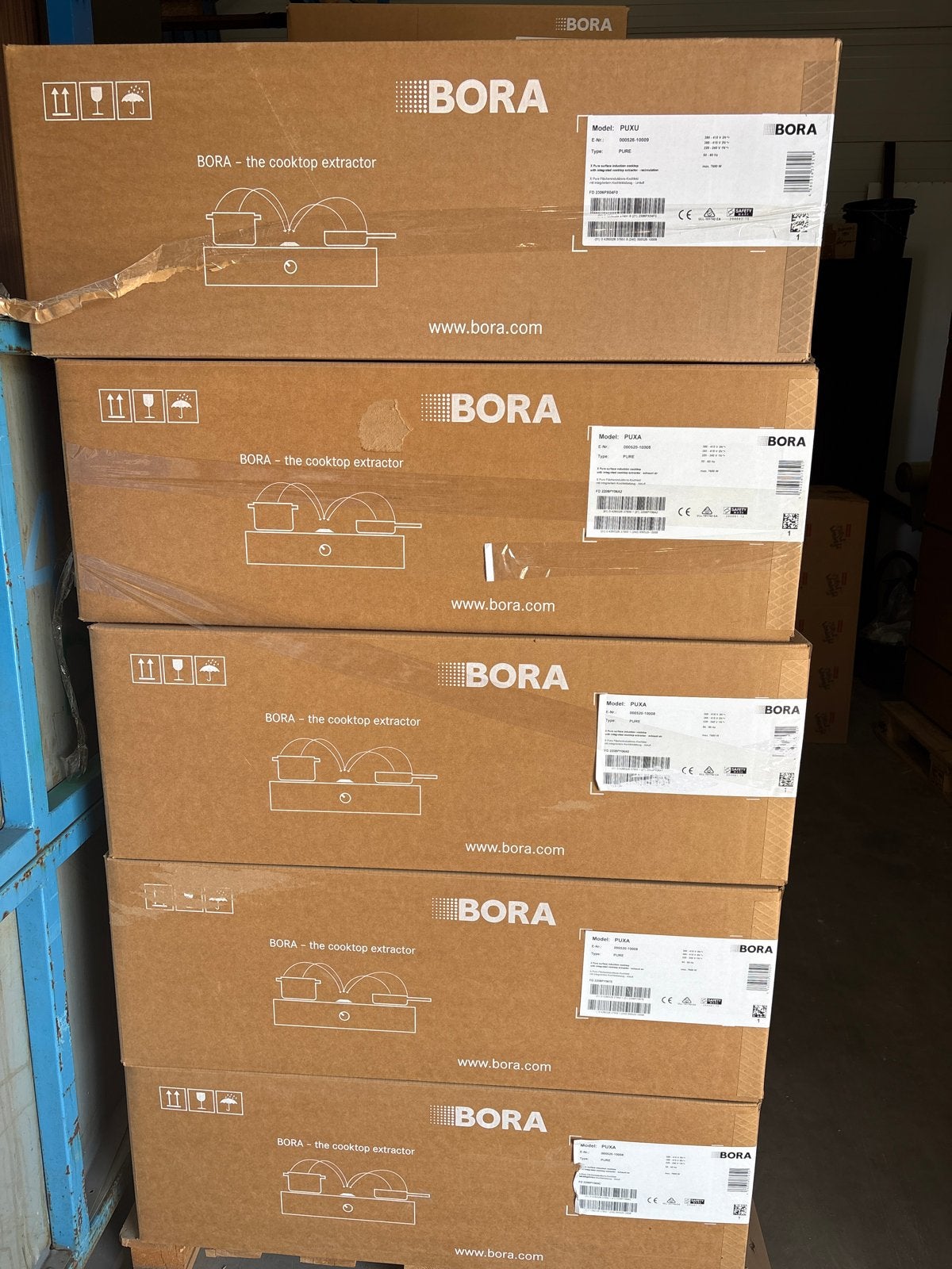 BORA Kookveldafzuiging: PURA, PUXA, PUXU - Nieuw in doos!, Ophalen, Nieuw, Inbouw, Inductie