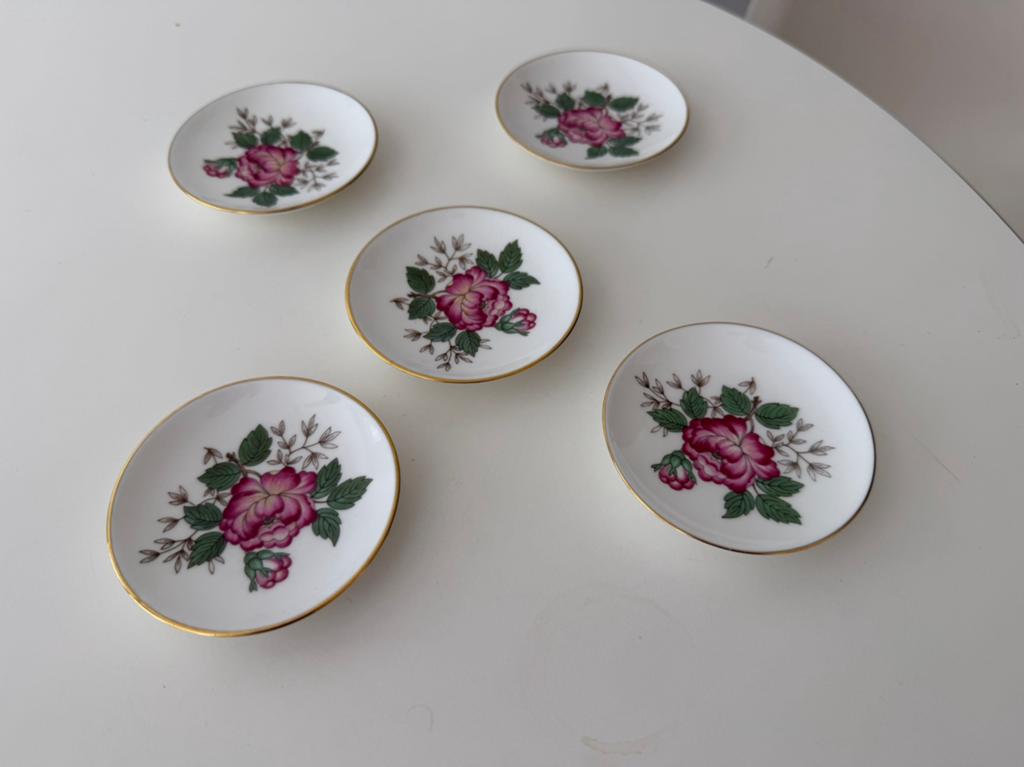 5 antieke Wedgwood bonbon schaaltjes, Ophalen of Verzenden