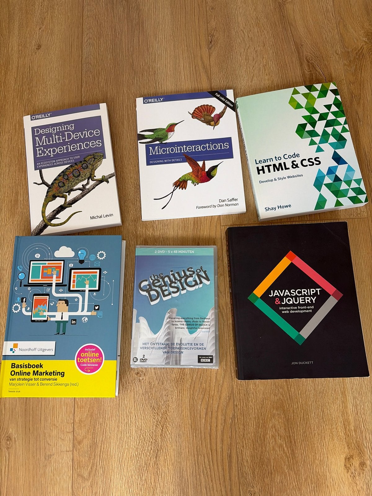 Boekenpakket: Webdesign, Marketing & Design (6 boeken/DVD's), Boeken, Ophalen of Verzenden, Beta, Zo goed als nieuw, HBO