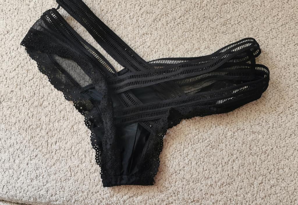 Sexy Hunkemoller brazilian slip - maat M, Hunkemöller, Verzenden, Zwart, Slip