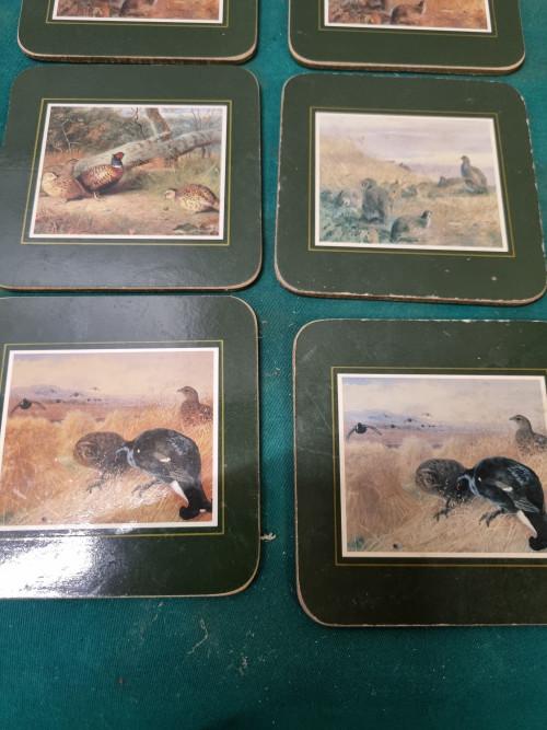 onderzetters fazanten clover leaf coasters vintage, Ophalen of Verzenden, 'T Olde Gre-j, Info@toldegrej.nl, Endepoelstraat 20f Didam
