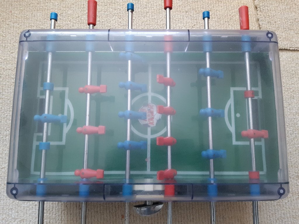 tafelvoetbal, Ophalen, Gebruikt
