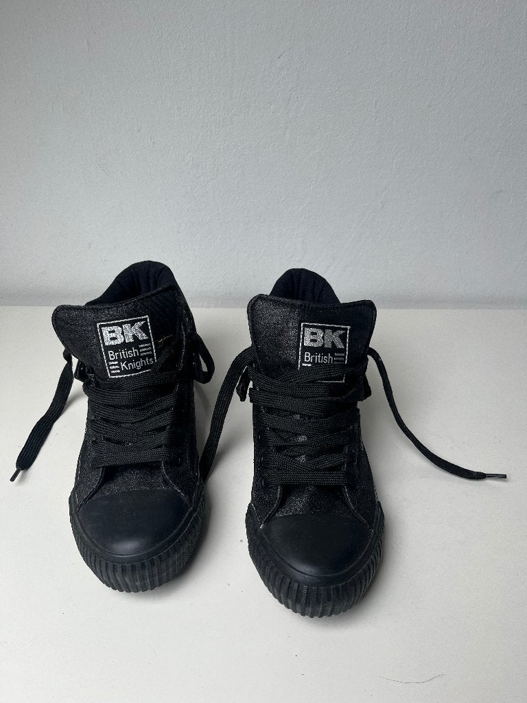 Zwarte sneakers maat 37 merk British Knights, Zwart, Ophalen of Verzenden, Sneakers of Gympen, Zo goed als nieuw