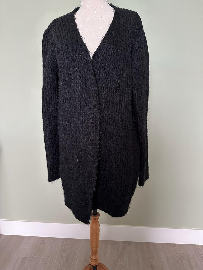 Replay vest alpaca wol maat 40, Kleding | Dames, Truien en Vesten, Ophalen of Verzenden, Zo goed als nieuw, Maat 38/40 (M), Zwart