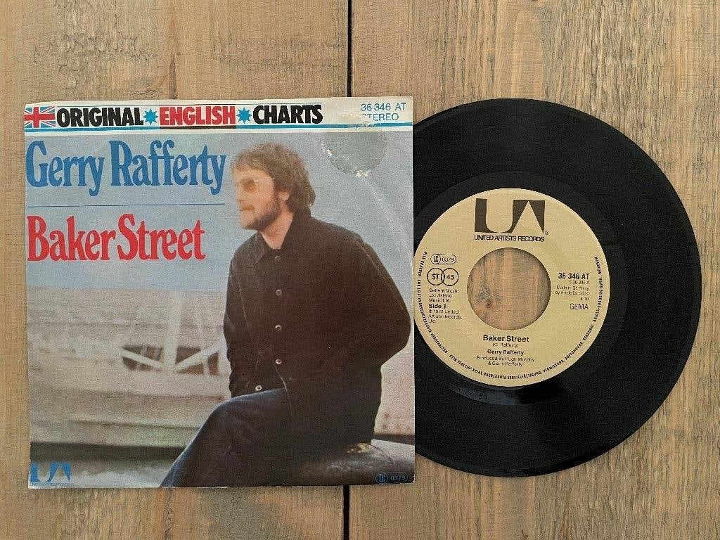 VINYL SINGLE Gerry Rafferty - Baker Street, Cd's en Dvd's, Vinyl Singles, Gebruikt, 7 inch, Ophalen of Verzenden, Pop