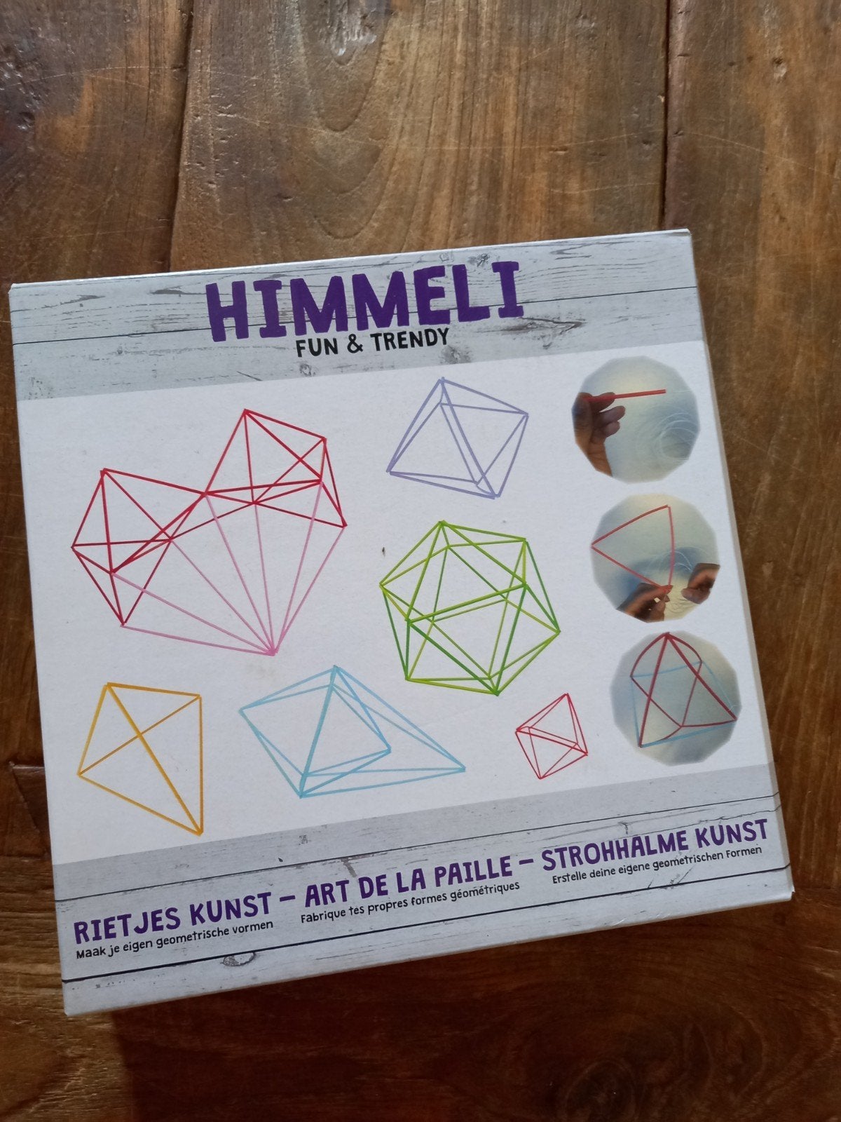 Himmeli Knutselset - Rietjes Kunst, Ophalen of Verzenden, Nieuw, Kunststof, Knutselmateriaal