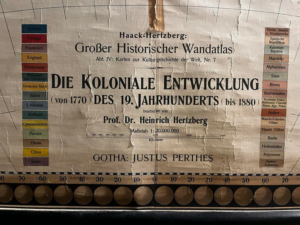 Haack-Hertzberg: Grote Historische Wereldatlas (1880), Boeken, Landkaart, 1800 tot 2000, Wereld, Ophalen