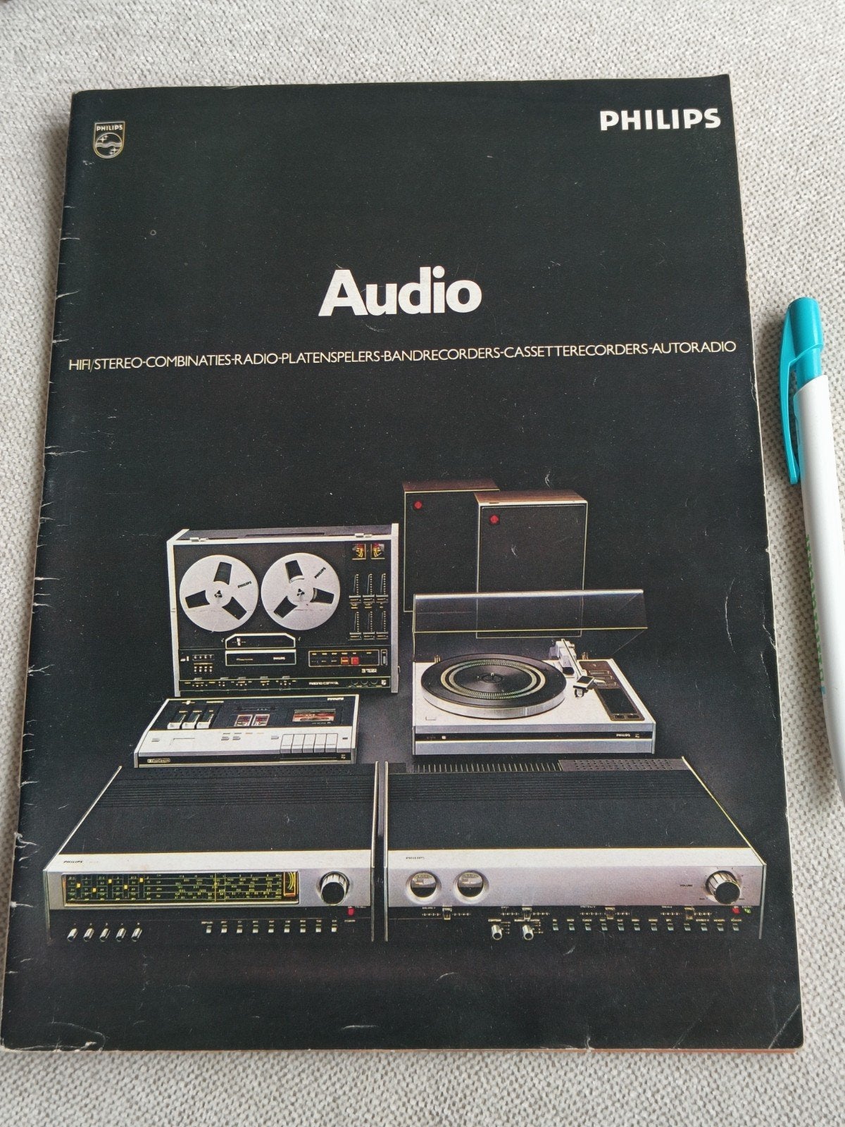 1975, PHILIPS CATALOGUS " AUDIO", Boeken, Ophalen of Verzenden, Gelezen