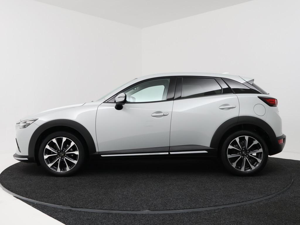 Mazda CX-3 2.0 SkyActiv-G 120 GT-M | BOSE | ACC | Stoel -/-, Auto's, Mazda, 4 cilinders, Leder en Stof, Wit, Origineel Nederlands