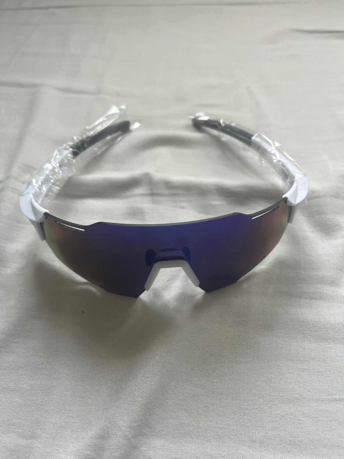 Nieuwe Ski bril voor zomer - Ideaal voor fietsen en sport, Overige merken, Zonnebril, Wit, Nieuw