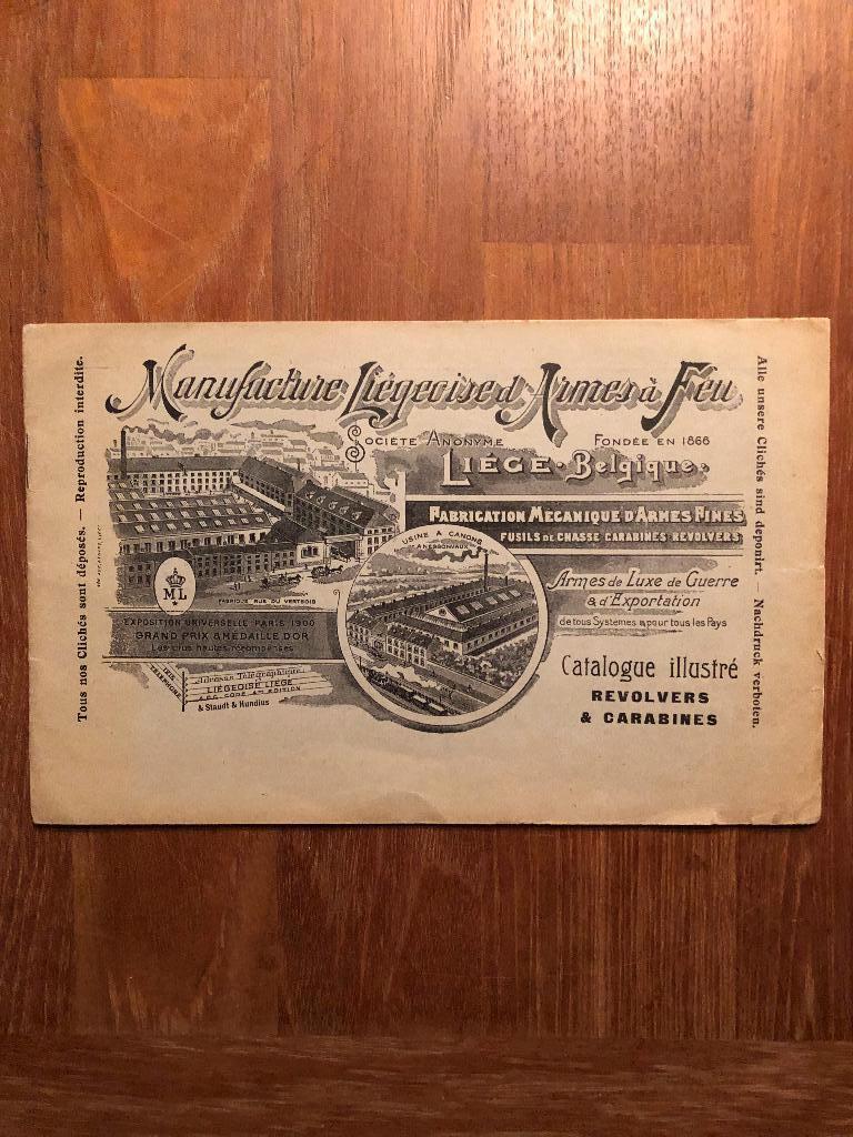 Vuurwapens, Circa 1910? Manufacture Liégoise d'armes à feu., Verzenden