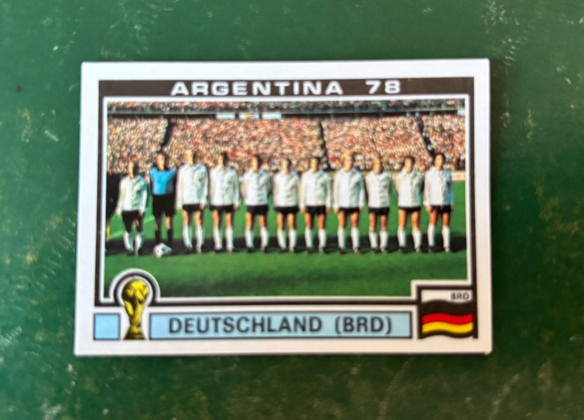 Panini plaatje team West-Duitsland WK 78, Ophalen of Verzenden, Zo goed als nieuw