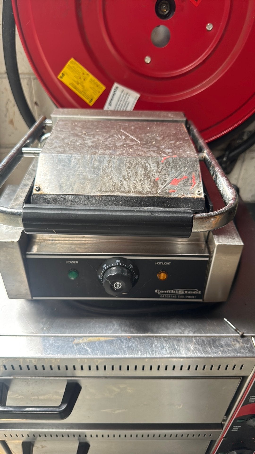 Contact grill enkel, Ophalen, Zo goed als nieuw