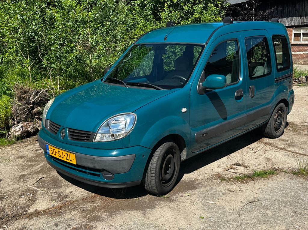 Kangoo 1.6 Automaat 2006 2e eig. 263644km, nwe distr, Auto's, Renault, Stof, 1095 kg, 49 €/maand, Origineel Nederlands